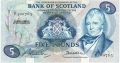 Bank Of Scotland 5 Pound Notes 5 Pounds, 10. 8.1970